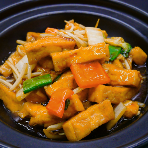 Casserole de tofu aux légumes